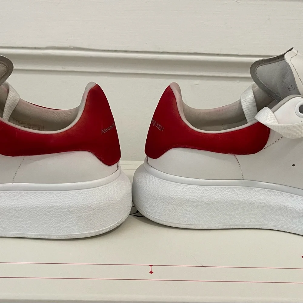 🔥Alexander McQueen oversized Leather Sneakers💃🏼 - Picture 10 of 12